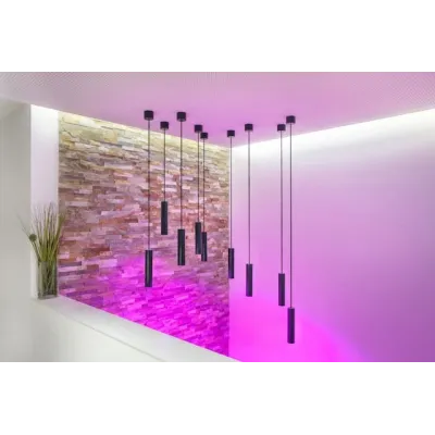 Závěsné světlo RGBW Tree – antracitová | Solar-Green.cz