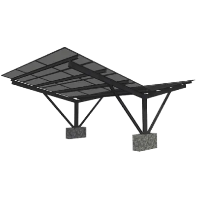 SOLAR DOCK V-Carport – fotovoltaický carport
