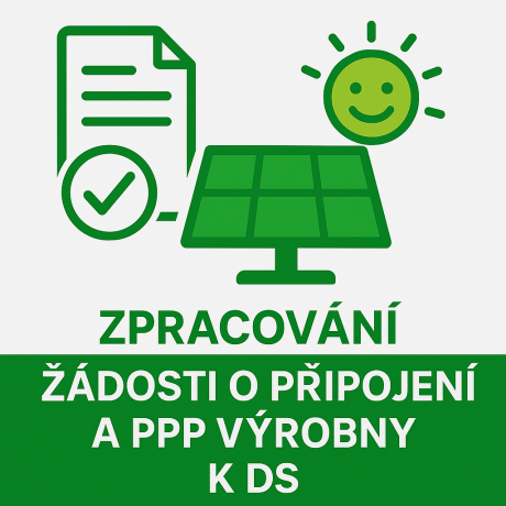 Zpracování žádosti o připojení a PPP výrobny k DS