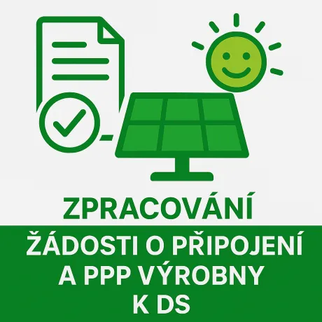 Žádost o připojení a povolení výrobny FVE