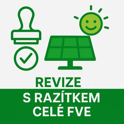 Revize s razítkem celé FVE – oficiální revizní zpráva