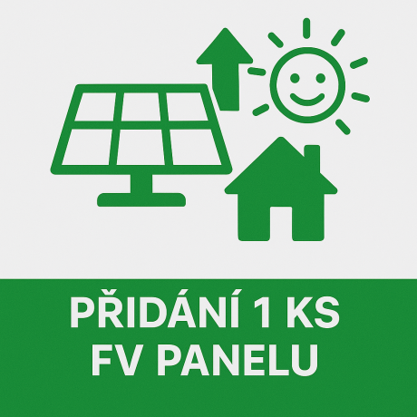 Přidání 1 ks FV panelu
