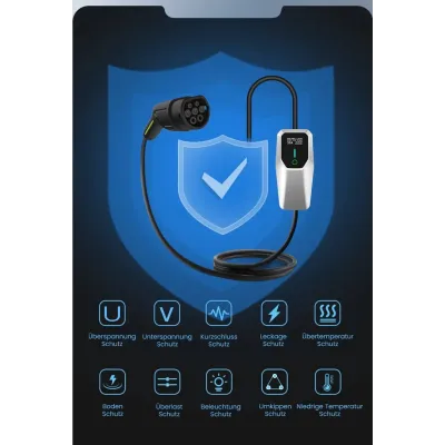 WALLBOX 11KW LCD Typ 2 EU EV 400V ( AKCE)