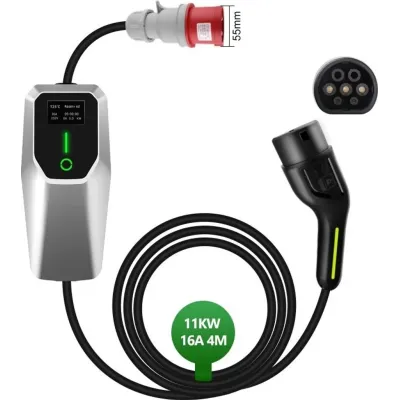 WALLBOX 11KW LCD Typ 2 EU EV 400V ( AKCE)