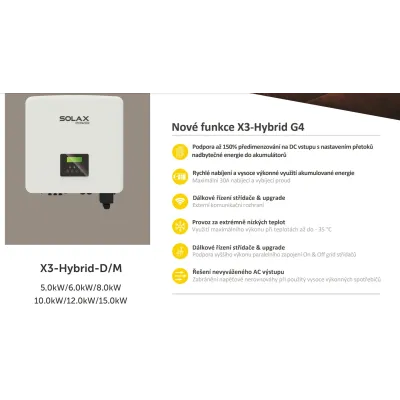 SolaX X3 Hybrid (G4) 10–15 kW D