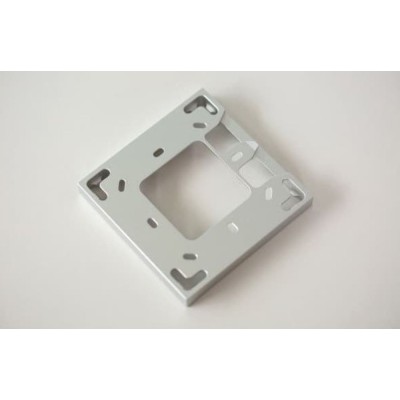 Montážní rámeček 1 modul stříbrná