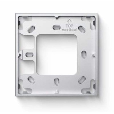 Montážní rámeček 1 modul stříbrná