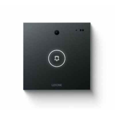 Intercom antracitová