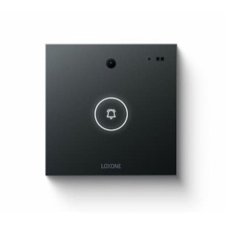 Intercom antracitová