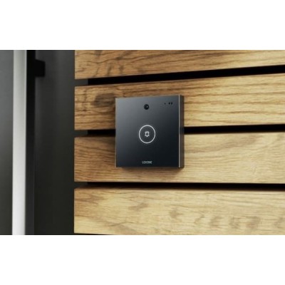 Intercom antracitová