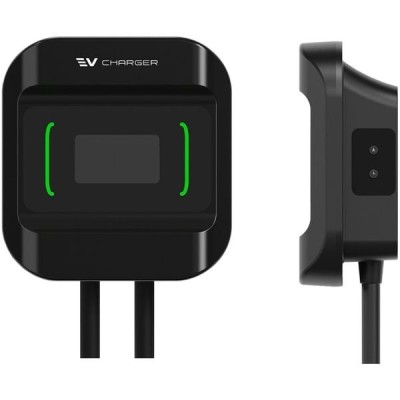 Wallbox 11kW EV nabíjecí stanice pro elektromobily, aplikace, 5m kabel, APP+RFID, černá