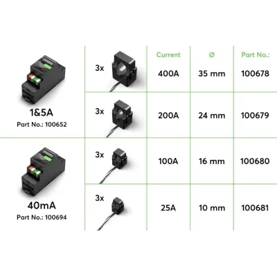 5A Proudový transformátor 200A 24mm (3 ks)