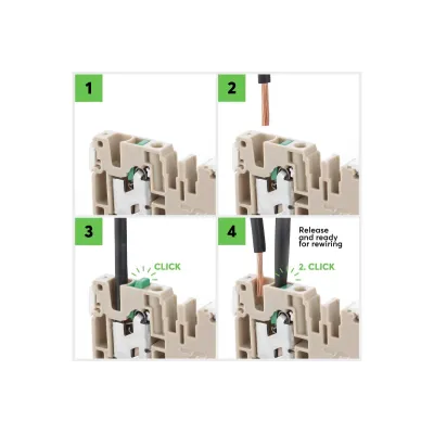 Weidmüller Průchozí řadová svorkovnice S4C 2.5 oranžová (100 ks)