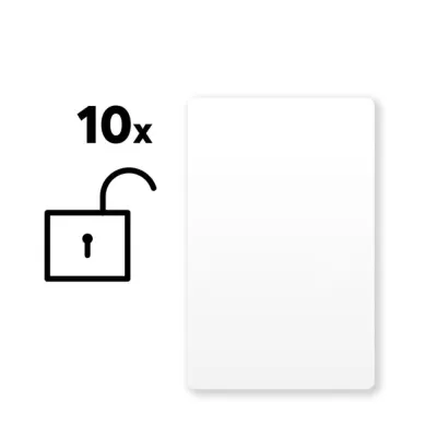 NFC Smart Cards bílá – 10 ks | Solar-Green.cz