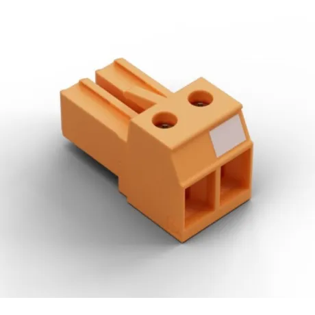 Šroubovací zásuvná svorka – oranžová 2pól | Solar-Green.cz