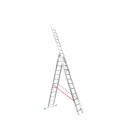 FORTEL – hliníkový žebřík 3×12 příček