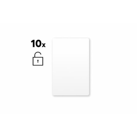 Nešifrované NFC Smart Cards bílá (set – 10 ks)